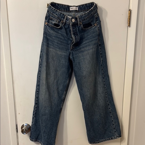 Zara Blue Denim Jeans - Picture 3 of 4